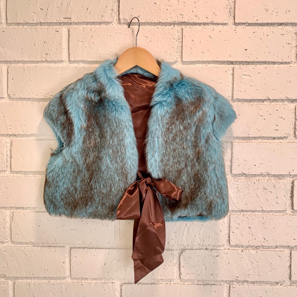 Faux fur wrap